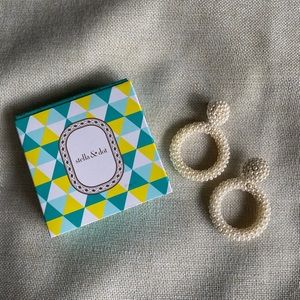 Stella & Dot Oh Ya imitation pearl earrings